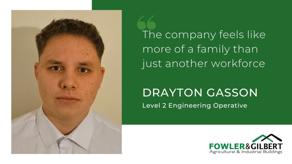 Apprentice Drayton Gasson