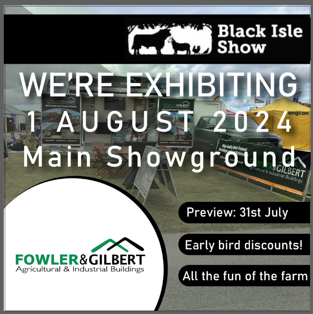 We're exhibiting at the Black Isle show